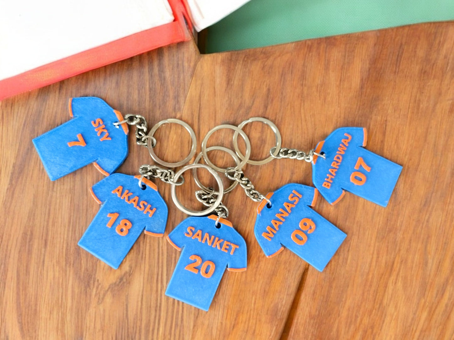 Customized Sports Jersey Keychain