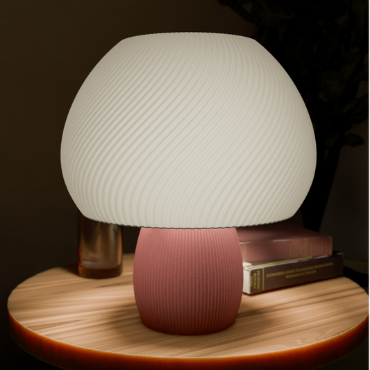 Rippled Mushroom Lamp