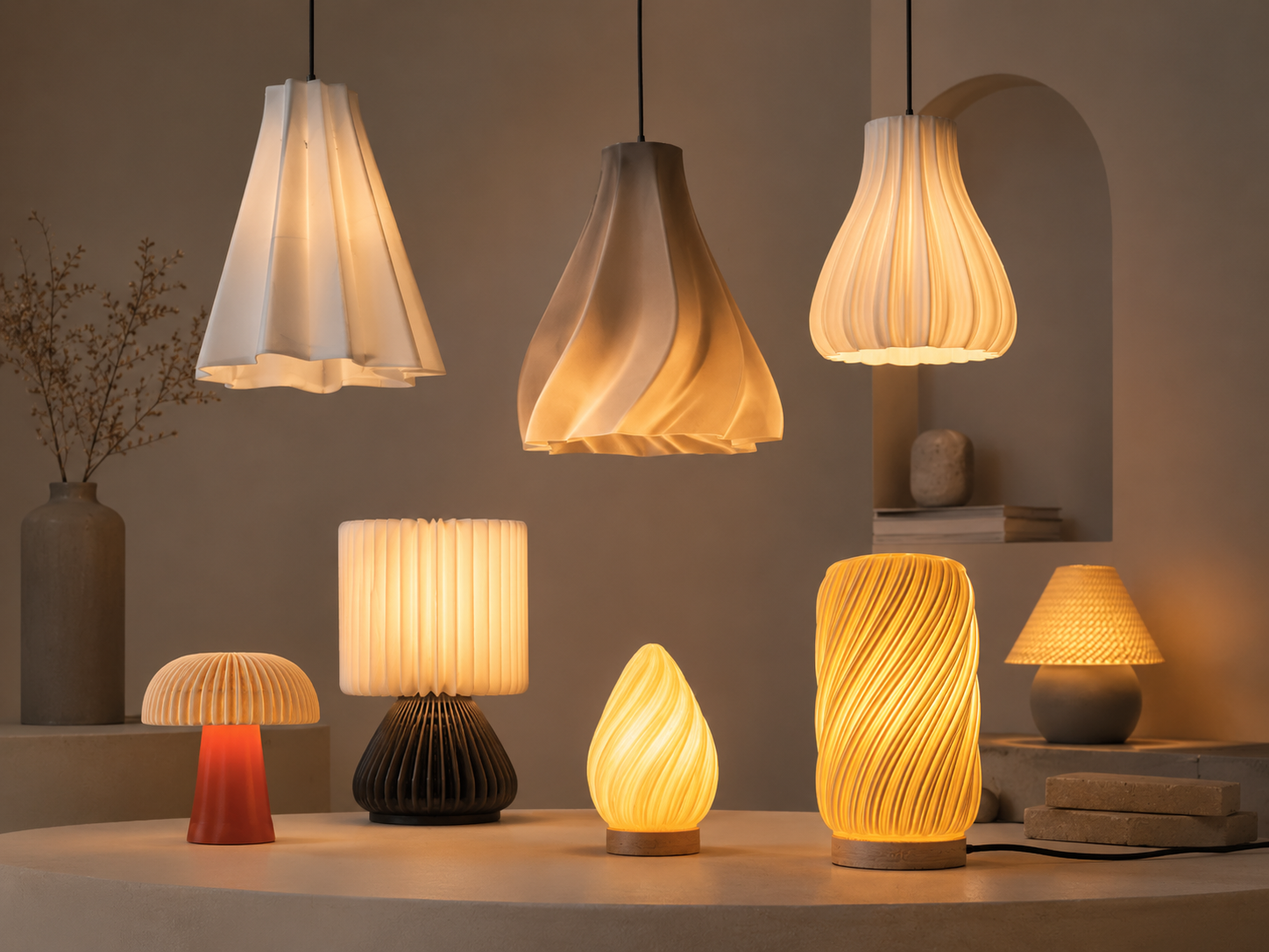 3D Printed Lamps